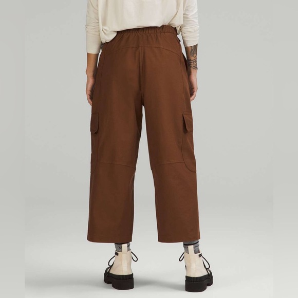 Lululemon Light Utilitech Cargo Pocket HR Pant•Roasted Brown•Sz 10/ 32”•LIKE NEW - Picture 4 of 16